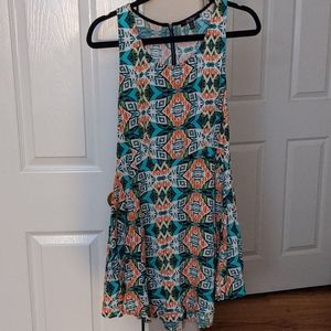 Zip up summer dress